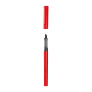 Plastic rollerball pen with ink